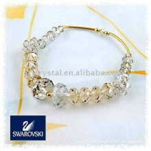 Pulsera brazalete de cristal